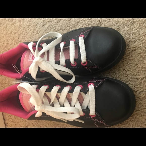Black and Pink Adidas Shoes - Picture 4 of 5